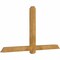 Ekena Millwork Eugene Rough Sawn Timber Gable Bracket, Western Red Cedar, 72"W x 39"H x 4"D x 4"F, 13/12 Pitch GBW072X39X0404EUG00RWR - alternate 4